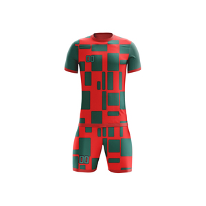 Tenue de football respirante personnalisable avec logo d'équipe, maillot et short légers, vêtements de sport performants pour l'entraînement - Product Image 3