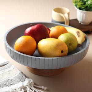 ชามไม้มะม่วงดีไซน์หรูหรา ทำด้วยมือ ออกแบบตามสั่ง สำหรับผสมและเสิร์ฟอาหาร เหมาะสำหรับเคาน์เตอร์ครัว โต๊ะอาหาร หรือสั่งซื้อจำนวนมาก - Product Image 5