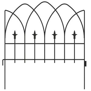 High Trending Modern Retro Metal Lawn <b>Border</b> Edging Outdoor Garden Iron Ornament with Stylish Landscape Design - Product Image 1