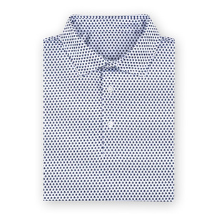 Vêtements d'entreprise pour hommes : Chemises personnalisées en polyester tricoté à manches courtes, respirantes, avec poche, pour broderie et impression de logo - Product Image 5