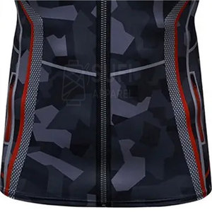 Durable Reinforced Seams Breathable Quick Dry Men Rash Guard for Martial Arts Training Professional Grade Athletic Apparel - Product Image 6