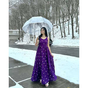 Vestido de Diseño Sencillo y Elegante con Hermosa Dupatta para Fiestas, Transpirable y con Cintura Natural - Product Image 5