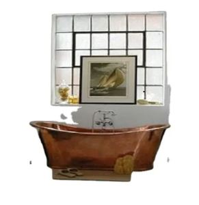 <b>Bath</b> Tub Antique Hammered Finish Double Slipper Pedestal Modern Whirlpool Bathroom Free Shipping - Product Image 6