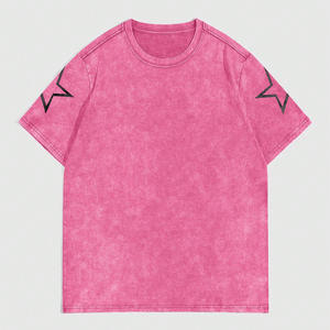 Camiseta Oversize Unisex de Algodón Lavado al Ácido para Todas las Estaciones, Personalizable para Marca y Publicidad - Product Image 1