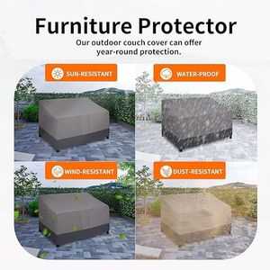 Copertura per Divanetto da Esterno a 2 Posti Resistente, Impermeabile e Antivento, Facile da Applicare, con Sfiato d'Aria - Product Image 2