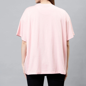 Prix de gros usine, services OEM, T-shirt femme décontracté uni teint, haute qualité, nouvelle collection, vente chaude - Product Image 6