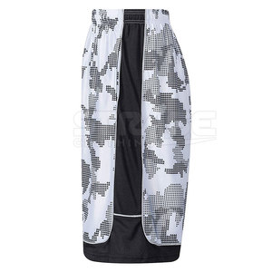 Shorts de basketball d'entraînement à prix de gros, légers, écologiques, anti-humidité, couleurs personnalisables, respirants, performance optimale 100% - Product Image 4