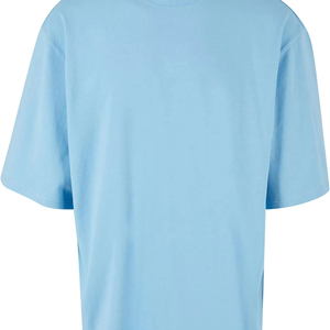 T-shirts Homme Oversize Vierge pour Fitness, Grammage Lourd, 100% Coton 300 g/m², Manches Courtes, Col Rond, Coupe Décontractée en Jersey - Product Image 5