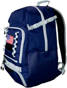 Sac à dos de baseball en nylon avec poches pour bâtons, capacité 50-70L, compartiment à chaussures, porte-bâtons, sac de sport - Product Image 3