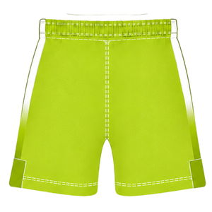 Ensemble de rugby vert lime et blanc, maillot à manches courtes avec fermeture éclair sur le devant, short assorti, respirant, uniforme de sport pour l'entraînement en équipe - Product Image 6