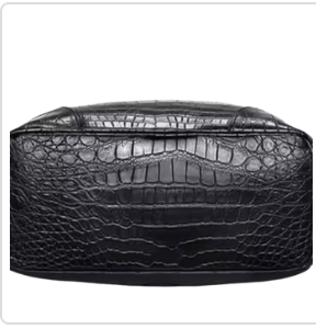 Vintage Handmade Croco Leather Backpack <b>Large</b> Capacity Travel <b>Rucksack</b> Full Grain Leather from Divine International India - Product Image 4