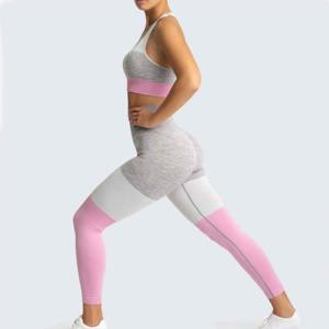 Workout 2 Piece Women's Yoga Leggings Bra <b>Sets</b> Gym Outfits Activewear Matching Bra And Legging <b>Set</b> - Product Image 2