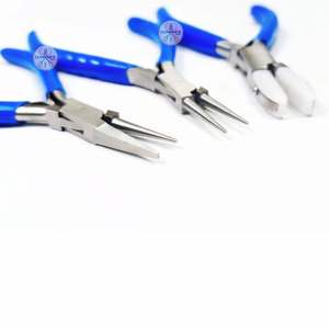 3-Piece LUMINEX IMPEX Stainless Steel Jewelry <b>Pliers</b> <b>Set</b> for Bracelet Making & DIY Jewelry Plating - Product Image 2