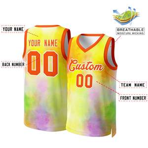 Camisetas de Baloncesto Sublimadas Personalizadas Ligeras, Camisetas de Baloncesto Duraderas de Poliéster Transpirable de Secado Rápido para Hombres y Jóvenes - Product Image 3