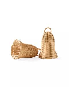 Traditional Rattan <b>Cow</b> <b>Bell</b> Handmade Hanging Ornament For Country Style Home Garden And Event Decoration - Product Image 3