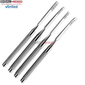 ชุดเครื่องมือผ่าตัดกระดูกแบบแมนนวลระดับพรีเมียม สำหรับการผ่าตัดช่องปากและการผ่าตัดฝังรากเทียม จำนวน 19 ชิ้น สำหรับงานทันตกรรมและศัลยกรรมฝังรากเทียม - Product Image 3