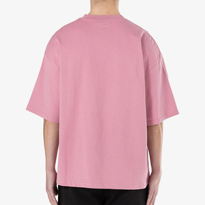 Camisetas Formales de Manga Corta para Hombre, Tallas Grandes, 100% Algodón, Cuello Redondo, Diseño Antiarrugas, Corte Holgado, Largo Regular, 230g, Serigrafía - Product Image 3