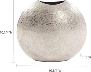 Best Selling Modern Decorative Aluminum Flower <b>Vase</b> Stylish Home Accent Lightweight Durable Centerpiece <b>Unique</b> Design - Product Image 6