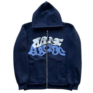Sudadera con Capucha de Diseño Personalizado con Estampado Puff para Hombre, 100% Algodón Tejido, Transpirable, Informal, para Uso Diario y Urbano - Product Image 5