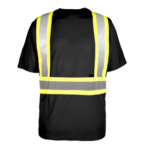 เสื้อยืดสะท้อนแสงเพื่อความปลอดภัย ผลิตในปากีสถาน ออกแบบและสีตามสั่ง เสื้อยืดสะท้อนแสงเพื่อความปลอดภัย ชุดทำงานแบบมองเห็นได้ชัดเจน - Product Image 3