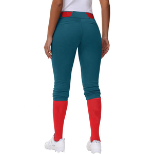 2024 Women's Adult Utility Track Pants Low Rise 3/4 Tapered Leg Printed Dual Layer <b>Knee</b> Anti-Ball Crushing Polyester/Cotton - Product Image 1