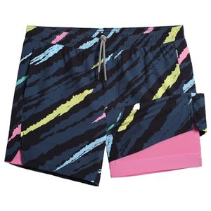 Pantalones Cortos Deportivos para Hombre, con Logotipo Personalizado, Estampado de Letras, Elásticos, de Poliéster y Algodón, para Verano, 2026 - Product Image 1