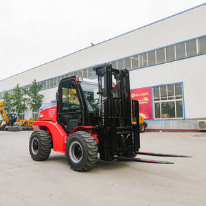 Chariot élévateur hydraulique automatique à contrepoids, 4x4, 3 tonnes, <span class=keywords><strong>tout</strong></span> <span class=keywords><strong>Terrain</strong></span> accidenté, modèle <span class=keywords><strong>Manitou</strong></span> - Product Image 2