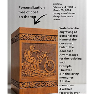 Wooden Urn with Custom Design Options Premium Wooden Urn for Ash Storage Wholesale by AYAANS - Product Image 6