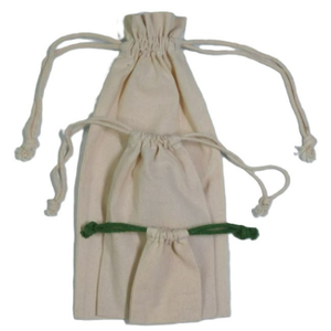 Sacs en coton personnalisés avec logo, en toile de coton mousseline recyclable, en lin biologique, à fond plat, doux, avec cordon de serrage, pour emballage cadeau - Product Image 1