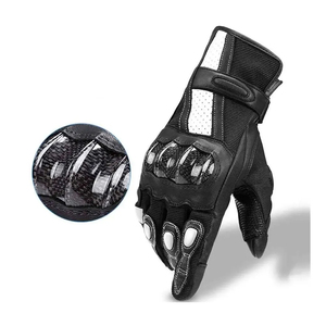 Gants de moto en cuir personnalisés, construction de haute qualité, caractéristiques de protection, ajustement confortable, couleurs personnalisées, design unisexe - Product Image 3