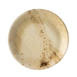 Platos Desechables de Hoja de Palma Areca de 8 Pulgadas, Aptos para Congelador, Ecológicos, para Hoteles, Restaurantes, Catering, Bodas, Eventos y Fiestas - Product Image 1