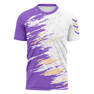 Vêtements d'entraînement actifs pour hommes, vêtements de sport en polyester à séchage rapide, logo personnalisé, t-shirts de sport pour la salle de sport, la course à pied et la remise en forme, couleur personnalisée 20 - Product Image 3