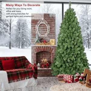 Albero di Natale Artificiale in PVC Floccato di Alta Qualità, 2,1 m, Materiale PET, Funzionamento a Batteria, Personalizzabile, Pieghevole, per Uso Esterno - Product Image 5
