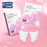 Bluepetal Collagen Vol Patch Reallagen Extrait de Lotus PDRN Peptide Soin Élastique Zone du Sourire Soin des Taches Microfibre Végétalienne Coréenne