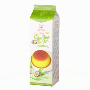 Crème non laitière en gros de haute qualité, Crème d'œuf Pandan, Crème d'œuf non cuite 1KG pour boulangerie, HALAL, OEM/ODM, Prix attractif - Product Image 1
