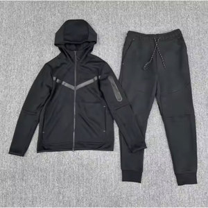 Nuevo Chándal de Moda para Hombre 100% Algodón, Chándal de Alta Calidad con Forro Polar Grueso, Chándal Holgado de Algodón Grueso Personalizado para Hombre - Product Image 6