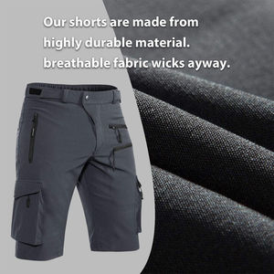 Nouveaux shorts de sport d'extérieur pour hommes, logo personnalisé, style motard, coupe confortable, séchage rapide, respirant, pour l'exercice, la course à pied, utilisation active - Product Image 6