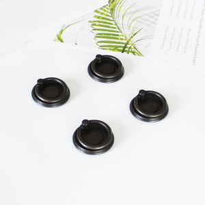 High Quality Zinc Alloy Ring Pull Handle <b>Vintage</b> Round Cabinet Knob for Kitchen Nightstand <b>Bathroom</b> Furniture Drawer Decor - Product Image 2