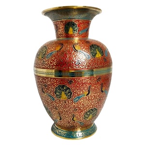 High Quality Brass <b>Vintage</b> Arabic Flower <b>Vase</b> Engraved With Polish Finished For Tabletop Home Decor And Table Decoration - Product Image 1