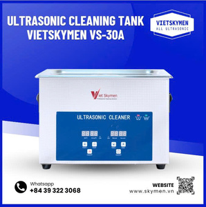 เครื่องทำความสะอาดอัลตราโซนิก VietSkymen VS-30A 4.5 ลิตร 180 วัตต์ 40 กิโลเฮิรตซ์ เครื่องทำความสะอาดสแตนเลสสำหรับเครื่องประดับ แว่นตา และเครื่องมือ - Product Image 5