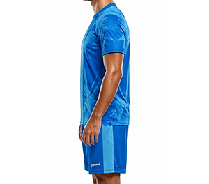 Ensemble de maillots de football deux pièces personnalisés de haute qualité nouveau design d'uniforme de football personnalisé avec technologie de coupe automatisée - Product Image 6