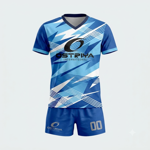Maillot de volley-ball pour adultes, grande taille, séchage rapide, respirant, antibactérien, manches courtes, col en V, 100% polyester, vente en gros - Product Image 4