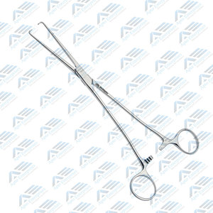 Schroeder Stille Tenaculum Forceps Fórceps de ginecología Puntas afiladas en forma de gancho Tenaculum Uterine Forceps - Product Image 6