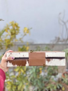 Estuche de piel genuina de diseño único, hecho a mano y resistente al calor para plancha de pelo, organizador perfecto para herramientas de peluquería. - Product Image 3