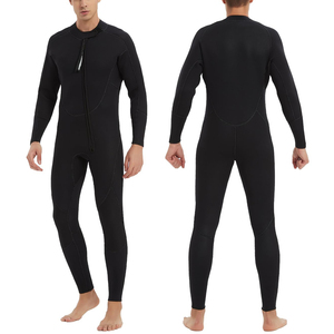Combinaison de plongée homme de qualité supérieure, fermeture éclair avant, néoprène, isolation thermique, pour la plongée en eau profonde - Product Image 1
