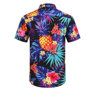 T-shirt Hawaïen Homme de Qualité Supérieure Entièrement Personnalisable Anti-Plis Respirant Écologique – Nouveau Modèle du Fabricant - Product Image 4