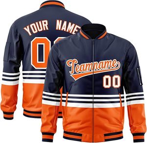 OEM Custom Winter Genuine Leather <b>Thick</b> Heated Varsity <b>Jacket</b> School College Baseball Letterman for Men Embroidery Logos - Product Image 4