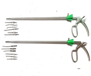 Stainless Steel Bulldog <b>Clamp</b> with 6 Clips Manual Surgical Kit for Arthroscopy Joint Surgery - Product Image 4