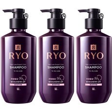 Paquete de 3 Champús Ryeo Jayangyunmo 9EX para el Tratamiento de la Caída del Cabello, 400 ml, para Cuero Cabelludo Normal a Seco, con Descuento - Product Image 1