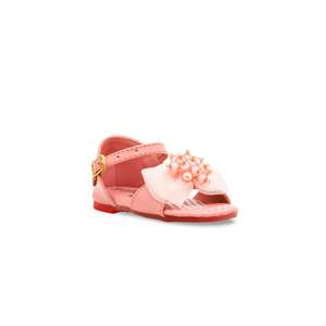 Sandalia formal de tacón rosa para niñas KD9621 - Product Image 2
